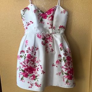 Floral homecoming dress